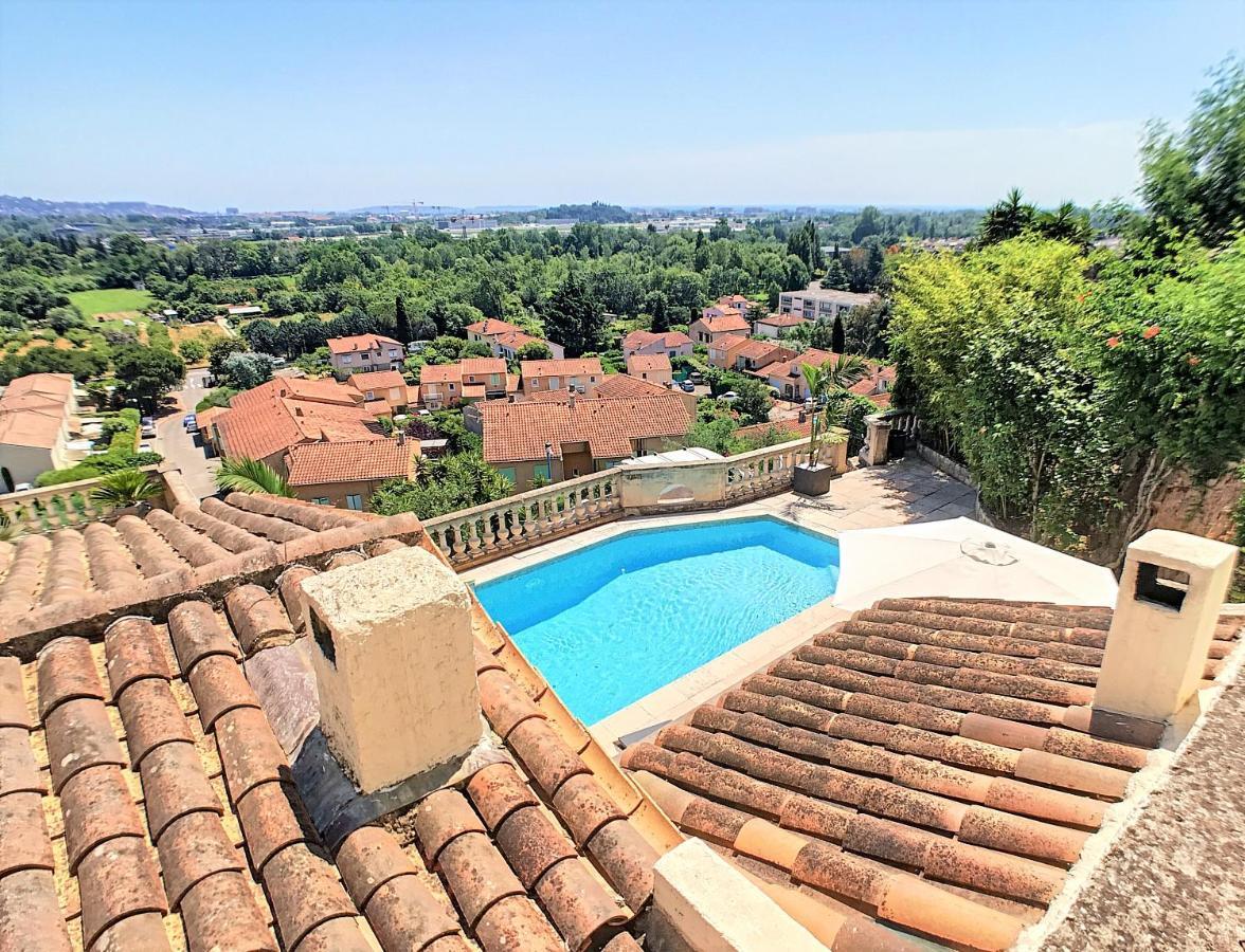3 Bedrooms Villa Near Cannes - Pool & Jacuzzi - Sea View Mandelieu 外观 照片