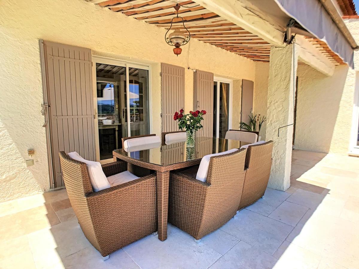 3 Bedrooms Villa Near Cannes - Pool & Jacuzzi - Sea View Mandelieu 外观 照片