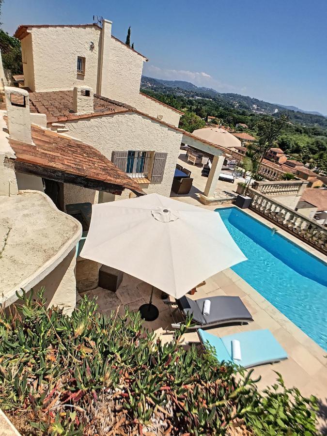 3 Bedrooms Villa Near Cannes - Pool & Jacuzzi - Sea View Mandelieu 外观 照片